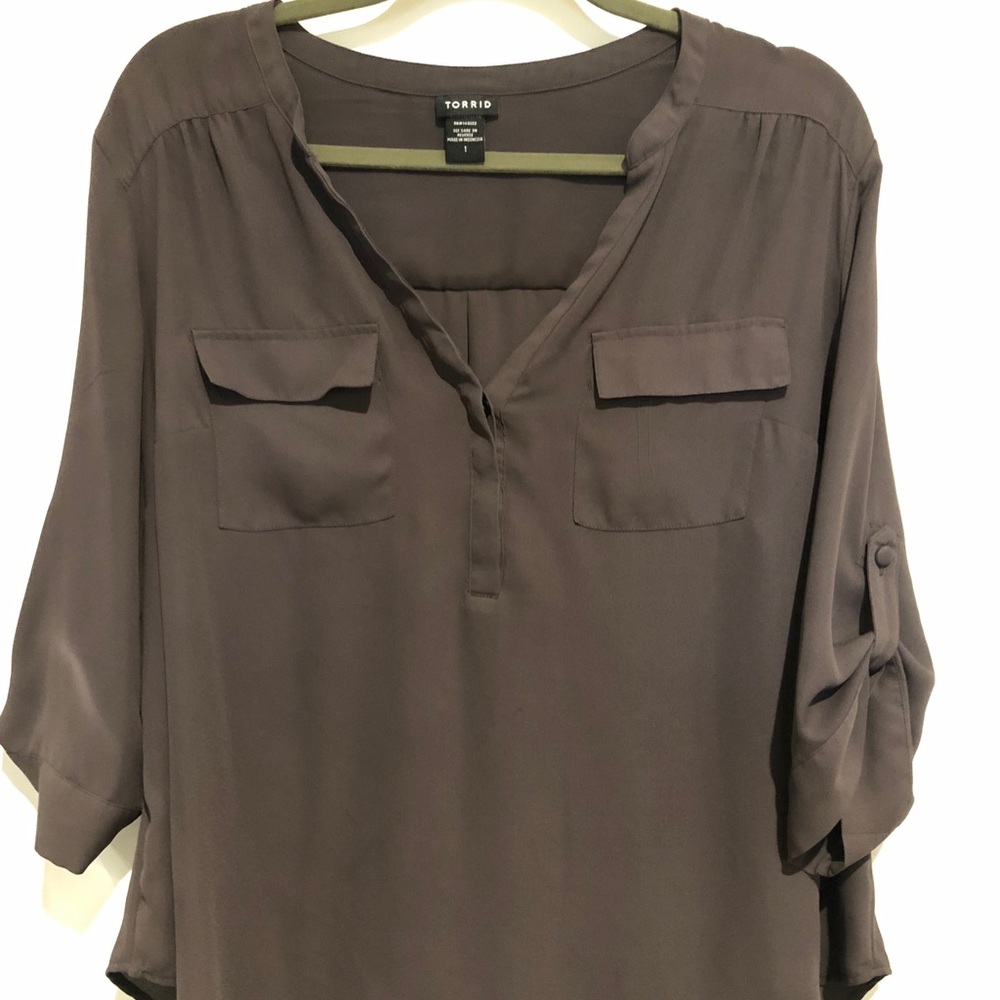 Torrid 3/4 sleeve top